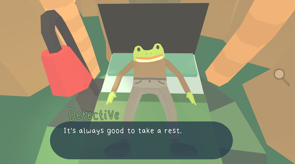 Screenshot 1 of The Haunted Island, a Frog Detective Game