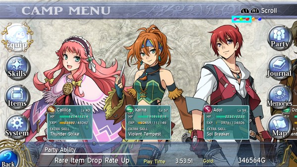 Screenshot 4 of Ys: Memories of Celceta