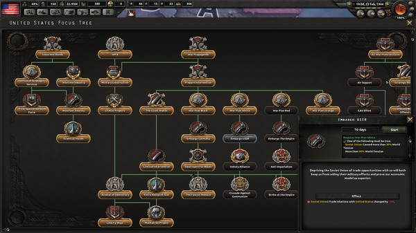 Screenshot 1 of Hearts of Iron IV: Colonel Edition Upgrade Pack