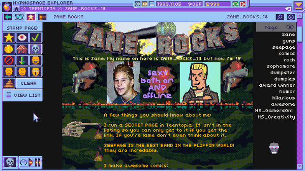 Screenshot 2 of Hypnospace Outlaw
