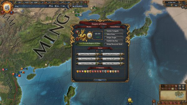 Screenshot 1 of Expansion - Europa Universalis IV: Mandate of Heaven