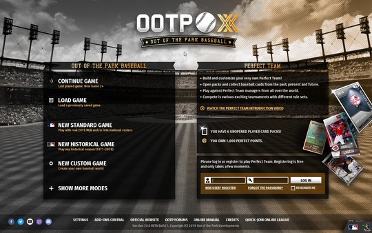 Screenshot 1 of Out of the Park Baseball 20