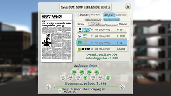 Screenshot 8 of News Tycoon
