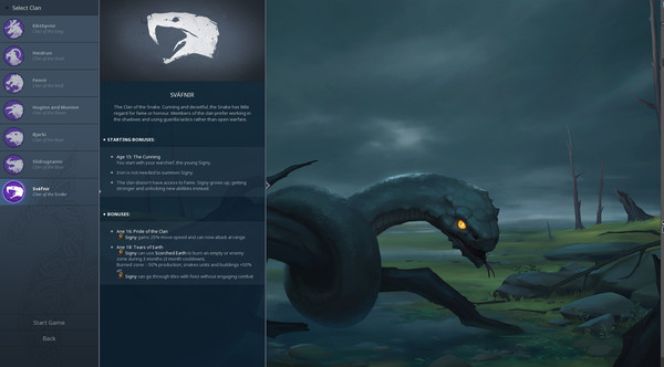 Screenshot 1 of Northgard - Sváfnir, Clan of the Snake