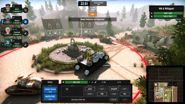 Screenshot 11 of Armored Battle Crew [World War 1] - Tank Warfare and Crew Management Simulator
