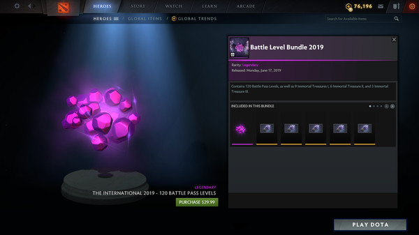 Screenshot 1 of The International 2019 Battle Level Bundle