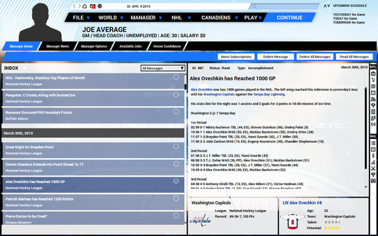 Screenshot 4 of Franchise Hockey Manager 5