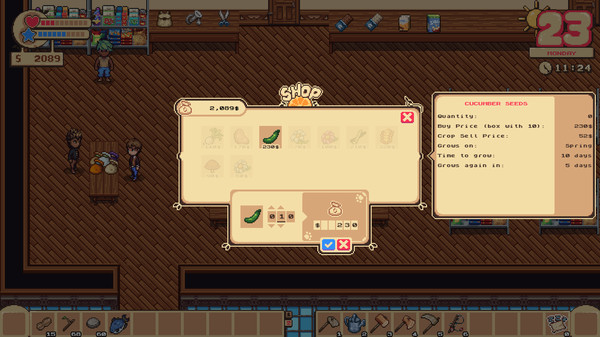 Screenshot 3 of Fantasy Farming: Orange Season