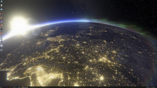 Screenshot 1 of 3D Earth Time Lapse PC Live Wallpaper