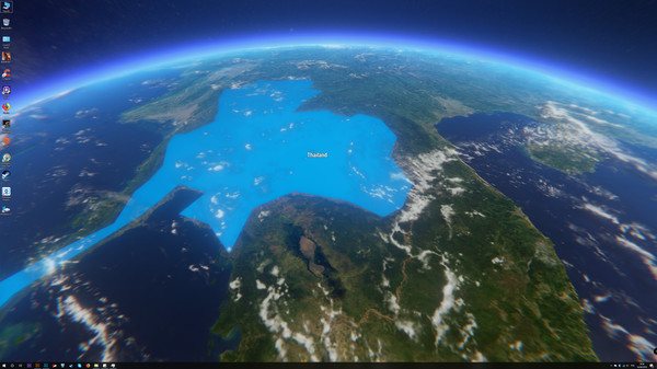 Screenshot 4 of 3D Earth Time Lapse PC Live Wallpaper