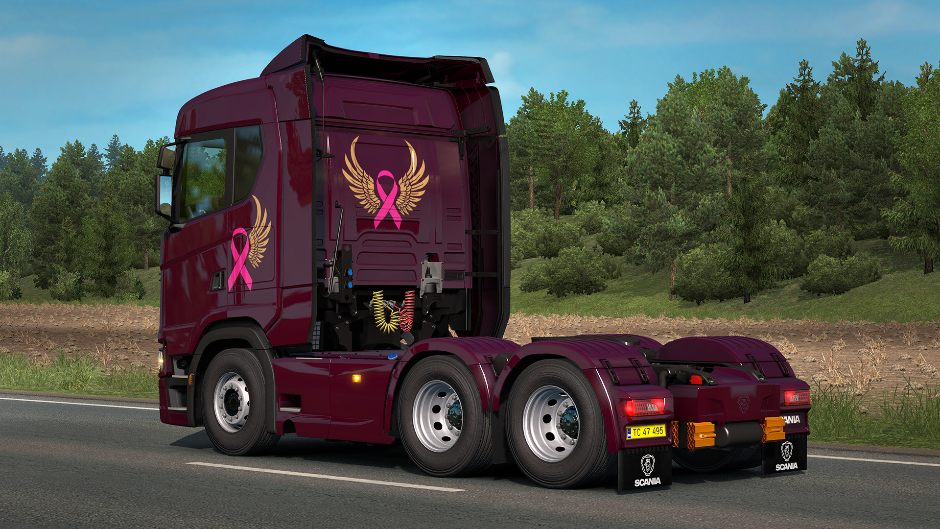 Euro Truck Simulator 2 - Pink Ribbon Charity Pack For Mac