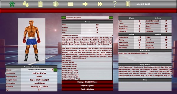 Screenshot 1 of World Boxing Manager