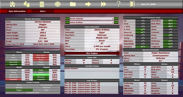 Screenshot 3 of World Boxing Manager