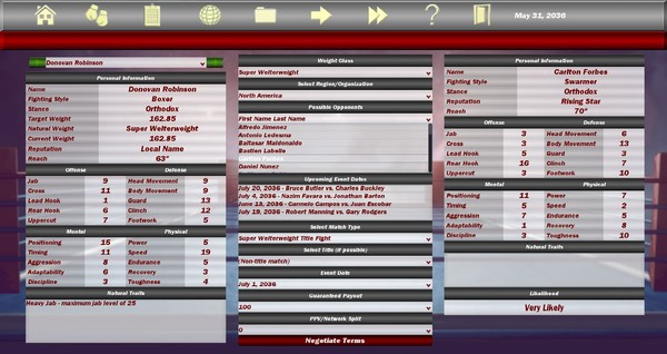 Screenshot 6 of World Boxing Manager