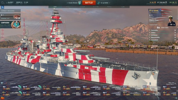 Screenshot 1 of World of Warships - Texas Pack