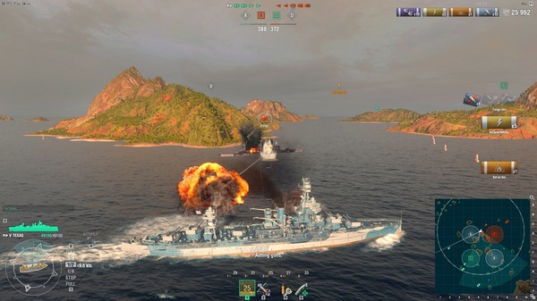Screenshot 3 of World of Warships - Texas Pack