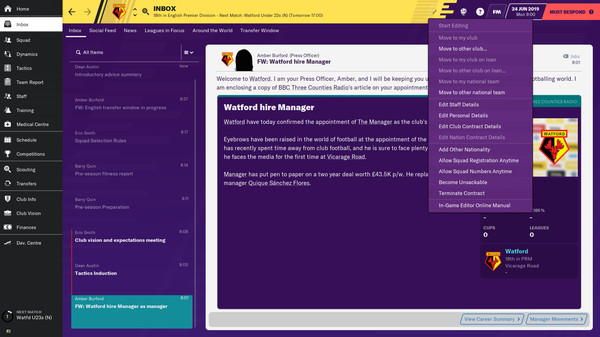 Screenshot 2 of Football Manager 2020 In-game Editor