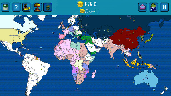 Screenshot 1 of Dictators:No Peace Countryballs