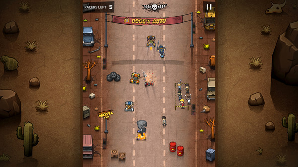 Screenshot 1 of Rude Racers: 2D Combat Racing