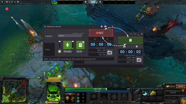 Screenshot 1 of Gecata by Movavi 5 - Game Recording Software