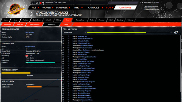 Screenshot 6 of Franchise Hockey Manager 6