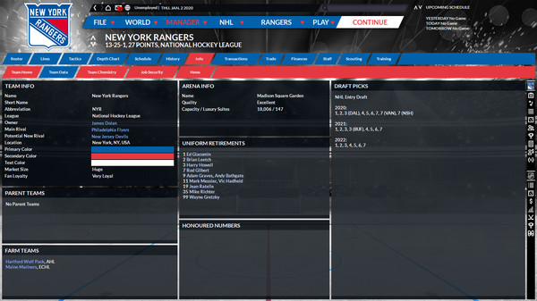 Screenshot 8 of Franchise Hockey Manager 6