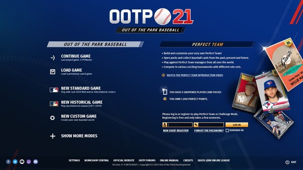 Screenshot 1 of Out of the Park Baseball 21
