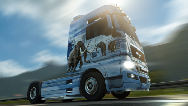 Screenshot 2 of Euro Truck Simulator 2 - Prehistoric Paint Jobs Pack