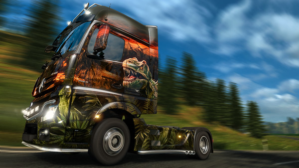 Screenshot 7 of Euro Truck Simulator 2 - Prehistoric Paint Jobs Pack