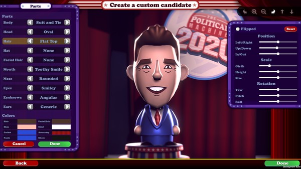 Screenshot 1 of The Political Machine 2020