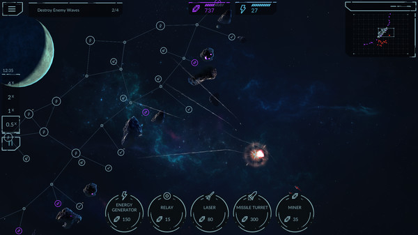 Screenshot 1 of Phantom Signal — Sci-Fi Strategy Game