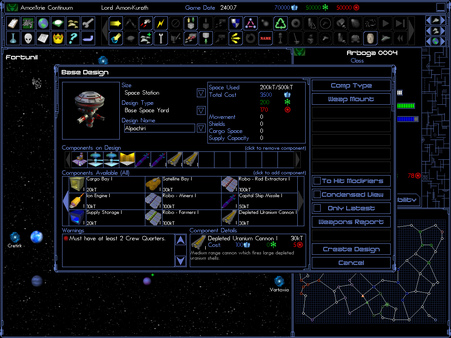 Screenshot 1 of Space Empires IV Deluxe