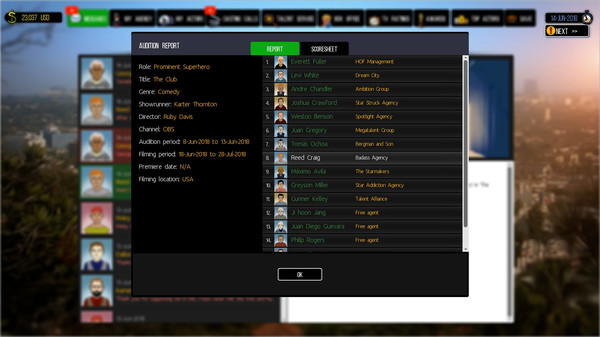 Screenshot 6 of Cattle Call: Hollywood Talent Manager