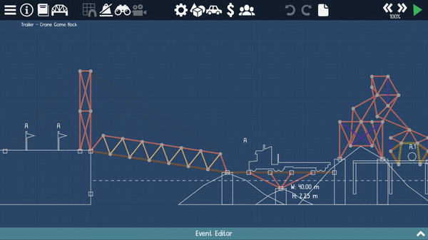 Screenshot 3 of Poly Bridge 2