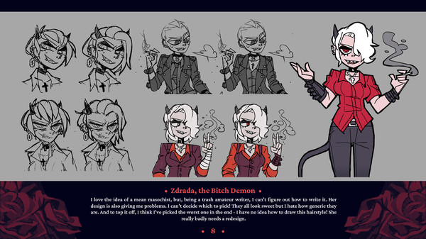 Screenshot 2 of Helltaker: Artbook + Pancake Recipe